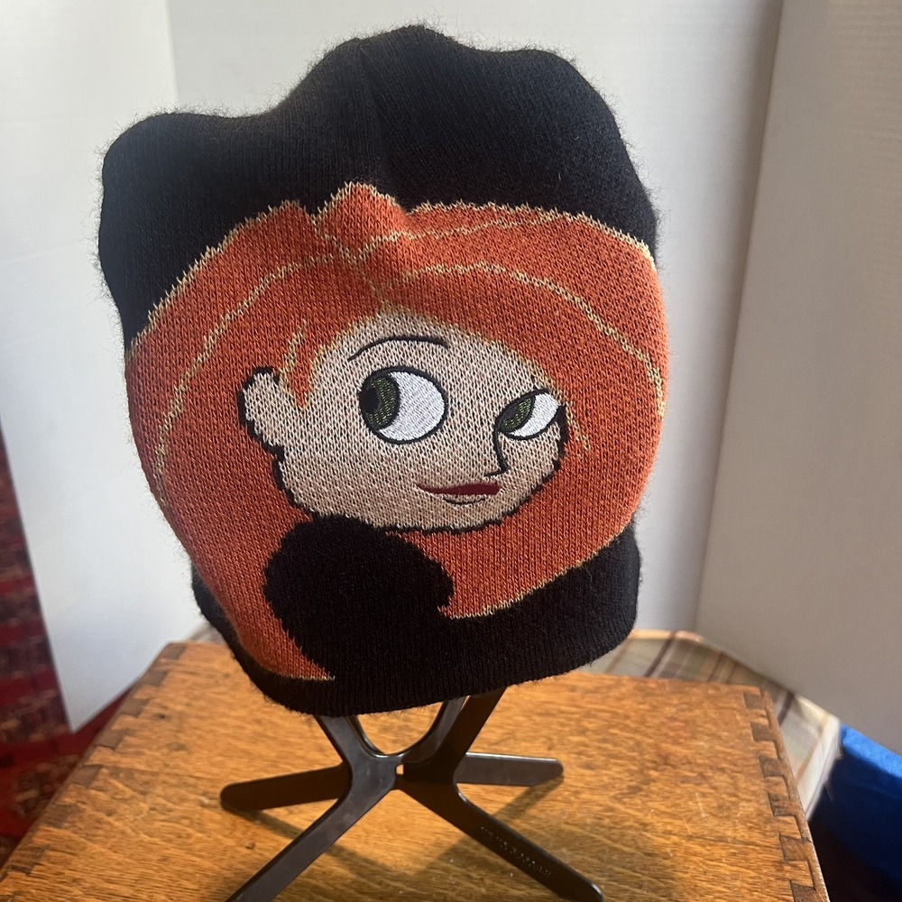 Kim Possible Black Beanie Vintage